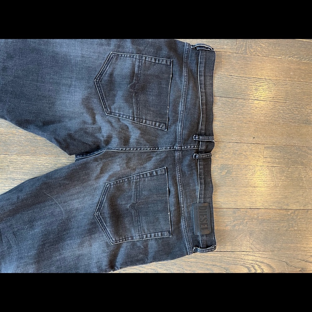 Mens Diesel jeans charcoal/blackish/grey brand new size W40xL30